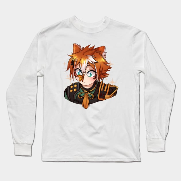 Gorou Genshin Impact FANART Long Sleeve T-Shirt by Aghali